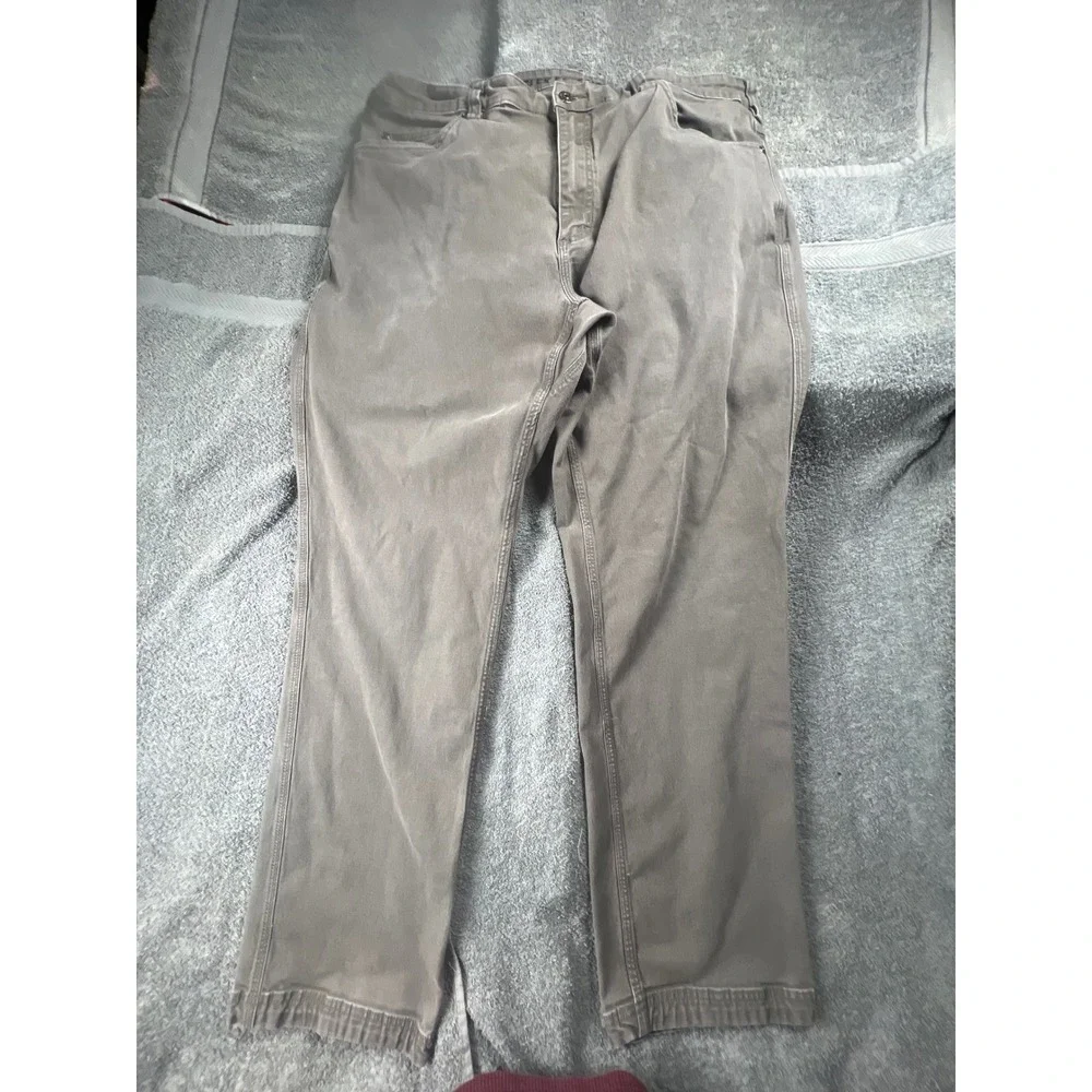 Duluth Trading Co Flex Fire Hose Pants Mens 40x32 Gray Canvas Work‎ Utility